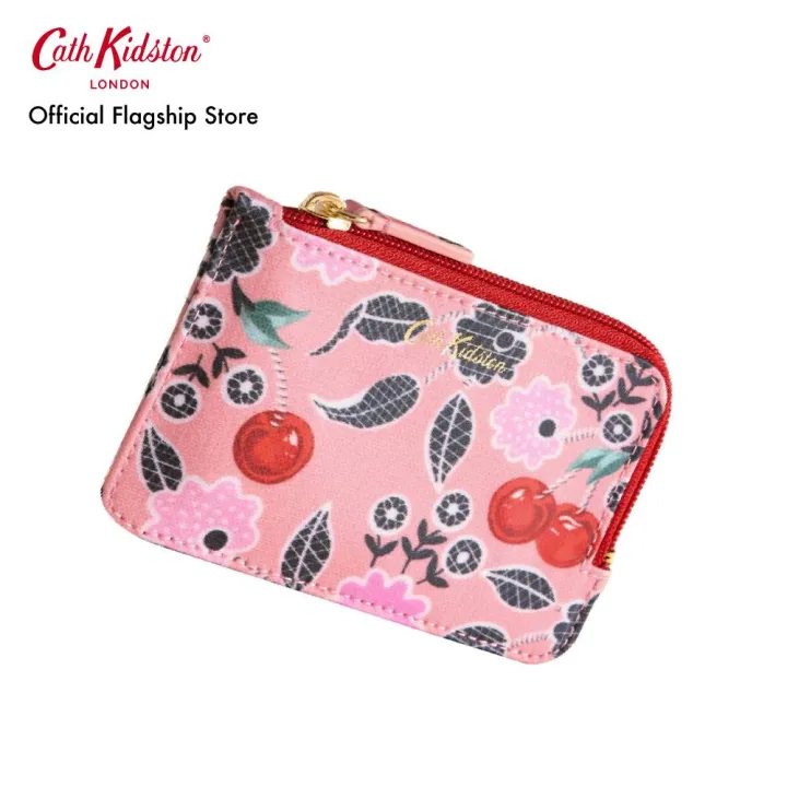 Card & Coin Purse Cherry Bunches Pink 2