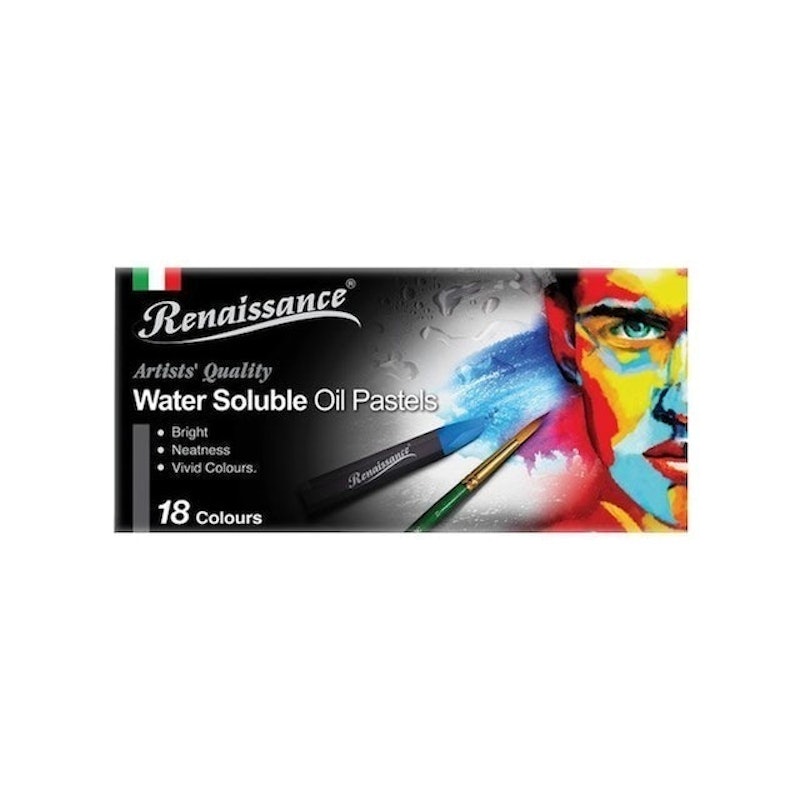 สีชอล์กน้ำมัน ระบายน้ำ 18 สี 1