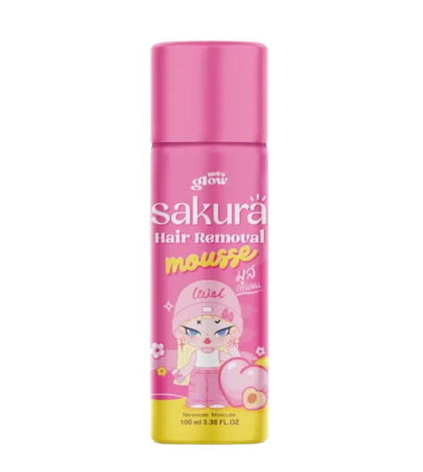 ครีมกำจัดขน Meeglow Sakura Hair Removal Mousse 1