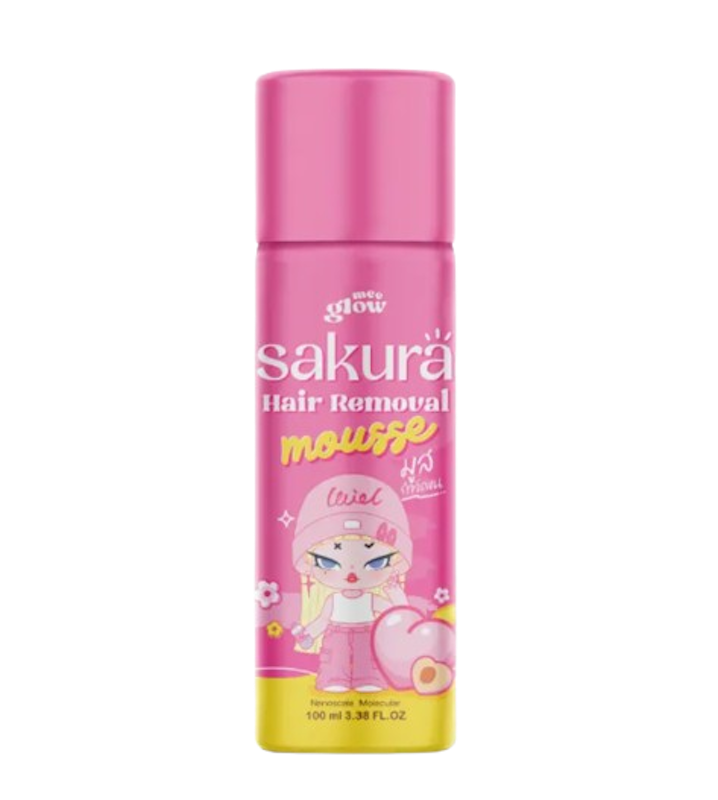 ครีมกำจัดขน Meeglow Sakura Hair Removal Mousse 1
