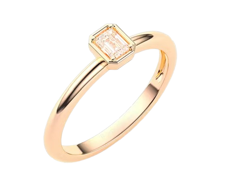แหวนเพชร Beauty Diamond พิ้งค์โกลด์ 1