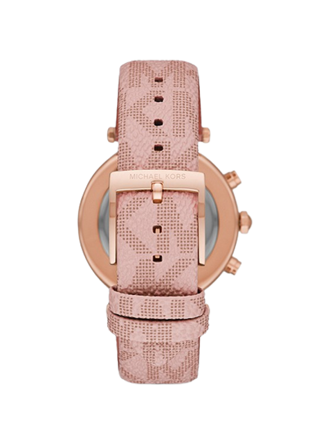 นาฬิกา Michael Kors สำหรับผู้หญิง รุ่น Oversized Parker Pavé Rose Gold-Tone and Logo Watch 3
