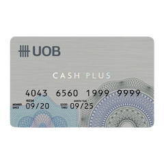 บัตรกดเงินสด UOB Cash Plus