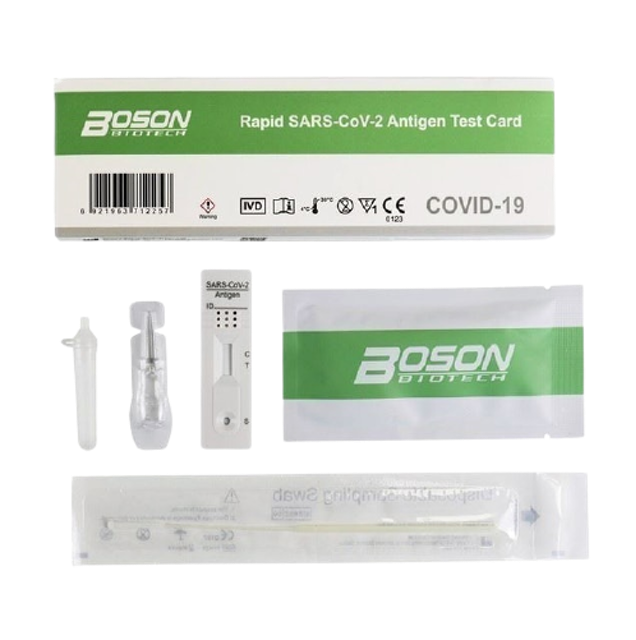 ชุดตรวจ ATK แบบแหย่จมูก Rapid SARS-CoV-2 Antigen Test Card (Self-Testing) 1