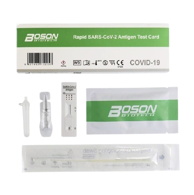 ชุดตรวจ ATK แบบแหย่จมูก Rapid SARS-CoV-2 Antigen Test Card (Self-Testing) 1