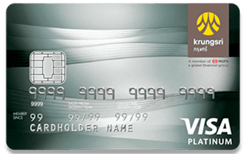 บัตรเครดิต KrungSri Visa Platinum 1