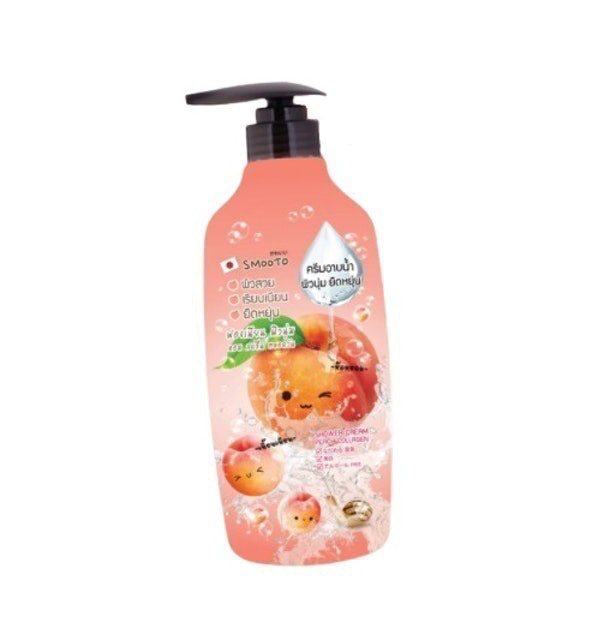 ครีบอาบน้ำ Shower Cream Peach Collagen 1