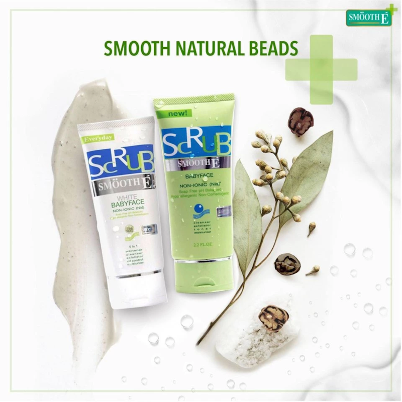 สครับไม่มีฟอง White Babyface Scrub 3