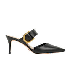 รองเท้าส้นสูง รุ่น Gabine Buckled Leather Mule Pumps