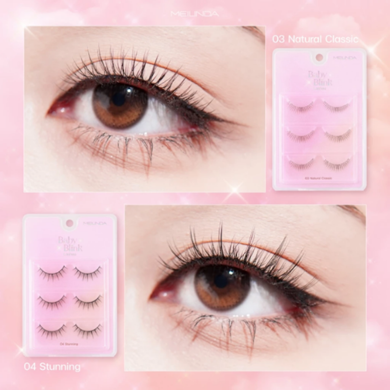 ขนตาแบบ 3 คู่ Baby Blink Lashes 3