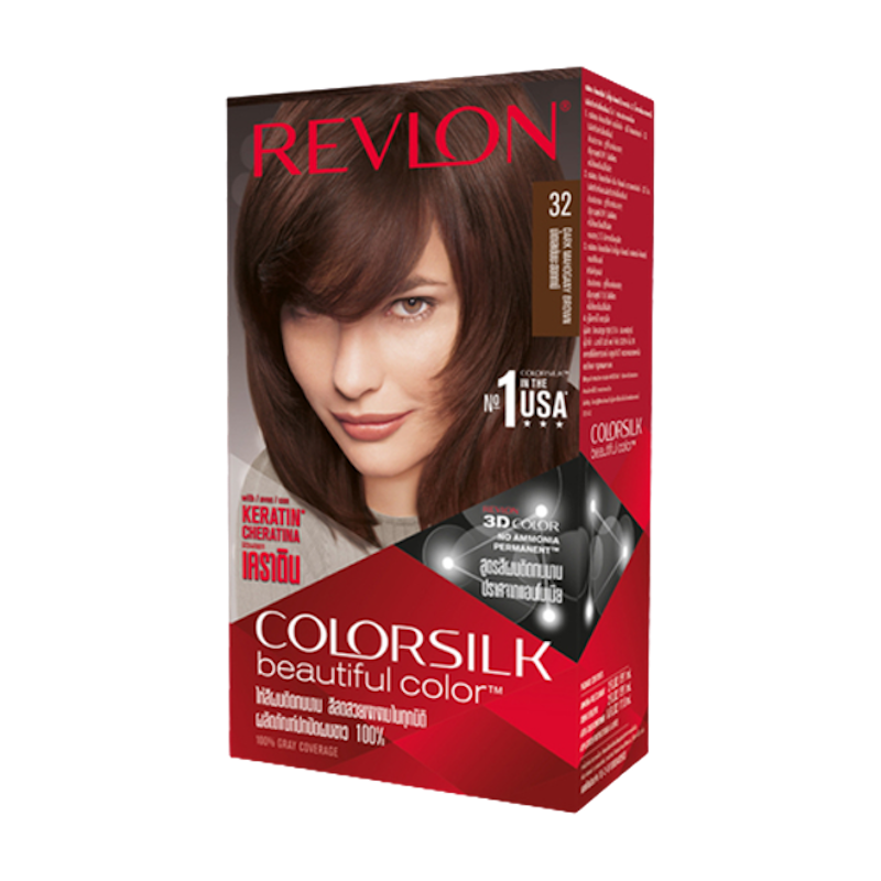 สีผมมะฮอกกานี ColorSilk Beautiful Color 1