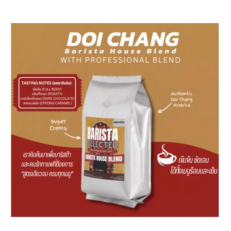 เมล็ดกาแฟดอยช้างอาราบิก้า House Blend 2