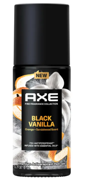 แอ๊กซ์ โรลออน Roll On Black Vanilla Premium Antiperspirant 1