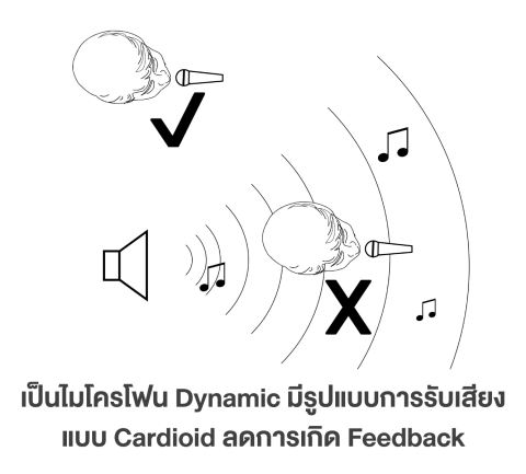ไมโครโฟน Vocal Wire Microphone 3