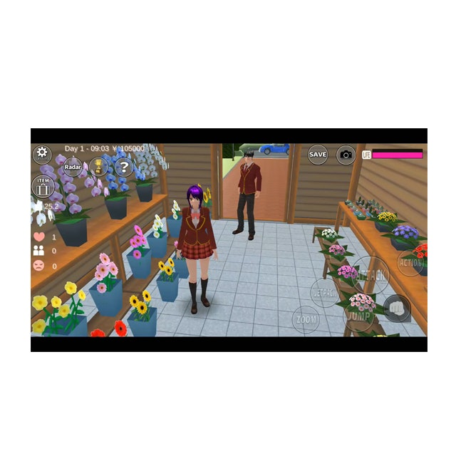 เกมมือถือญี่ปุ่น SAKURA School Simulator 3