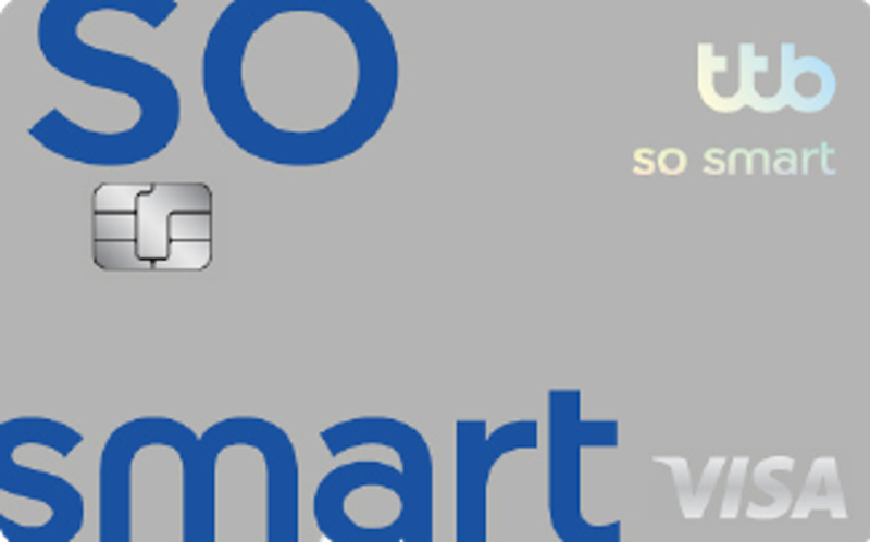บัตรเครดิต Cash Back TTB VISA So Smart 1