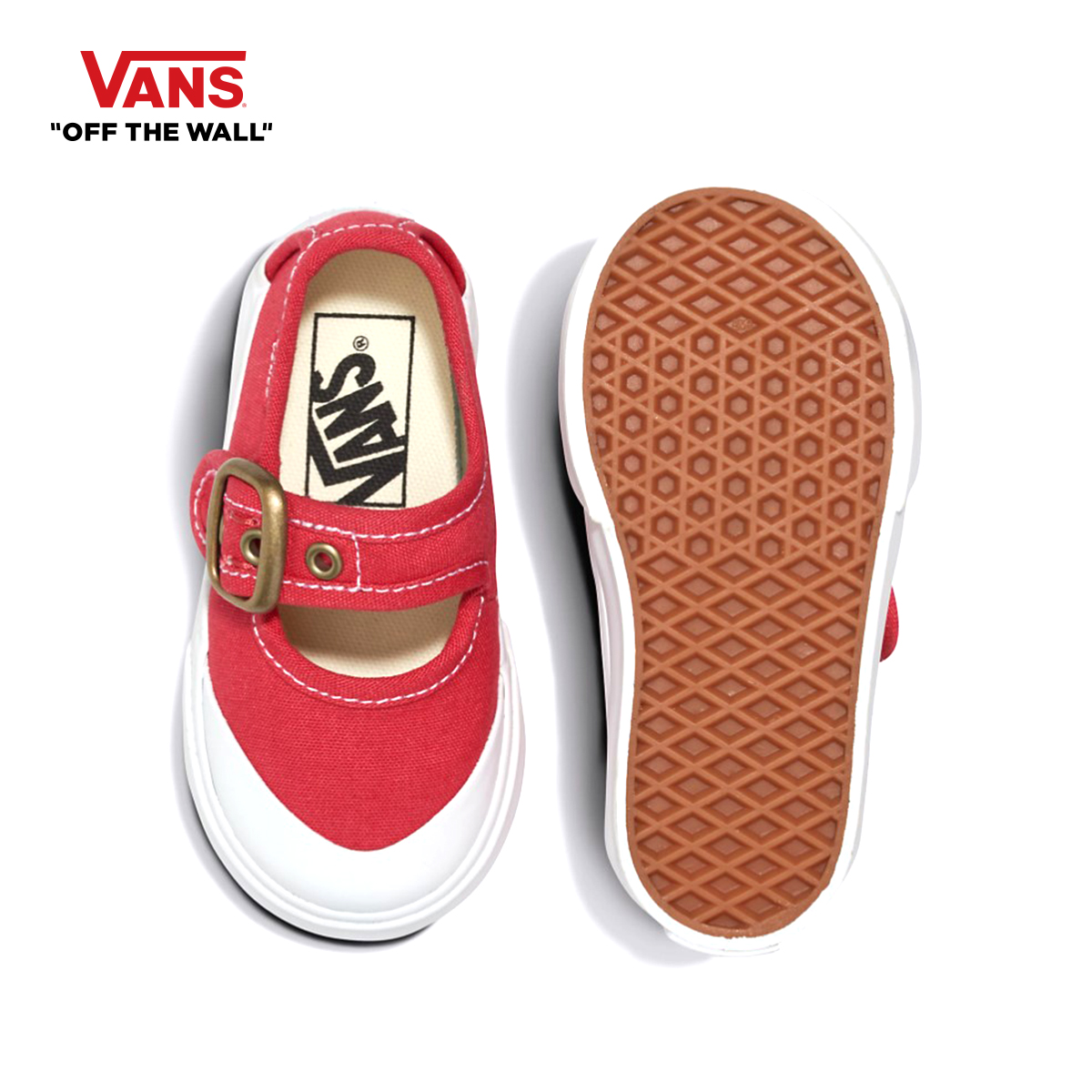 รองเท้าเด็ก Toddler Mary Jane - Canvas Tomato 3