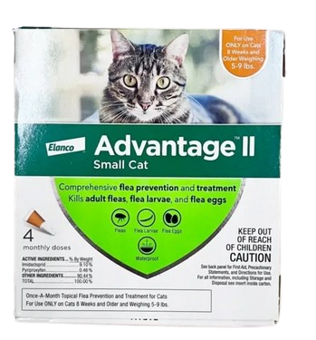 Advantage II Flea Prevention Infestation On Cats 1