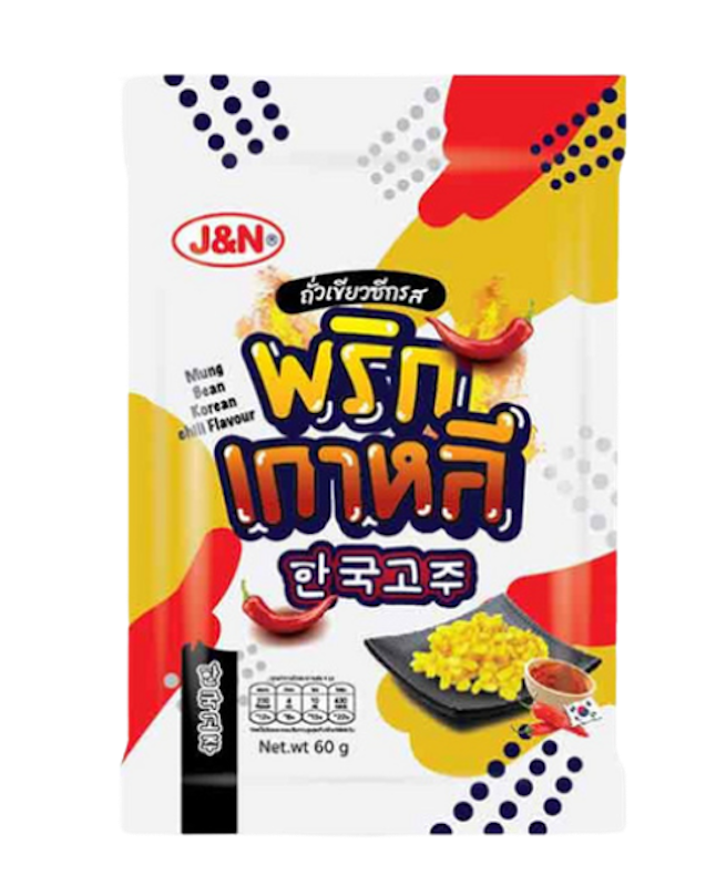 อาหารเกาหลีในเซเว่น J&N ถั่วเขียวซีกทอดรสพริกเกาหลี 1