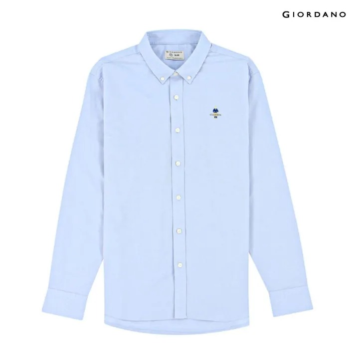 เสื้อเชิ้ตผู้ชาย Men's Slim Oxford Shirts 3