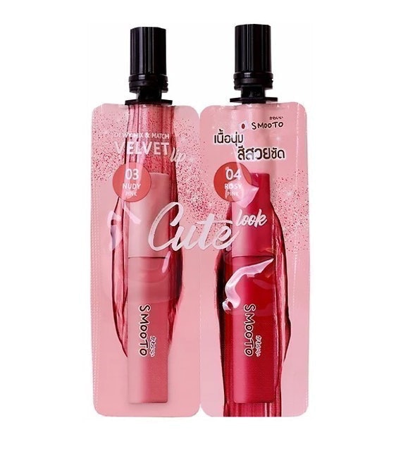 ลิปจิ้มจุ่ม Dewy Mix & Match Velvet Lip (No.1, 2) 2