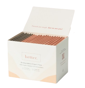 Better Biodegradable Organic Pads (With Wings) 1