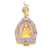 Rarin Gold จี้หลวงปู่ทวด ฝังเพชรสวิส กรอบหุ้มเศษทอง รุ่น M2002 1