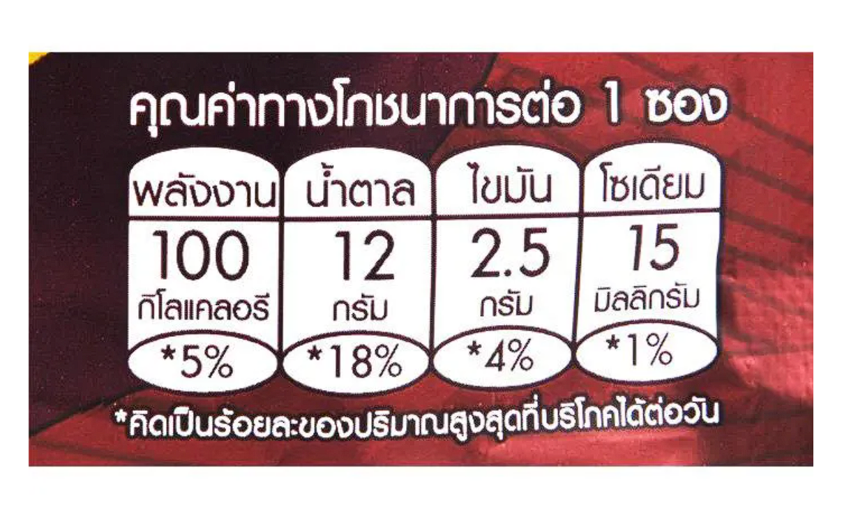 กาแฟปรุงสำเร็จชนิดผง สูตรมอคค่า 2