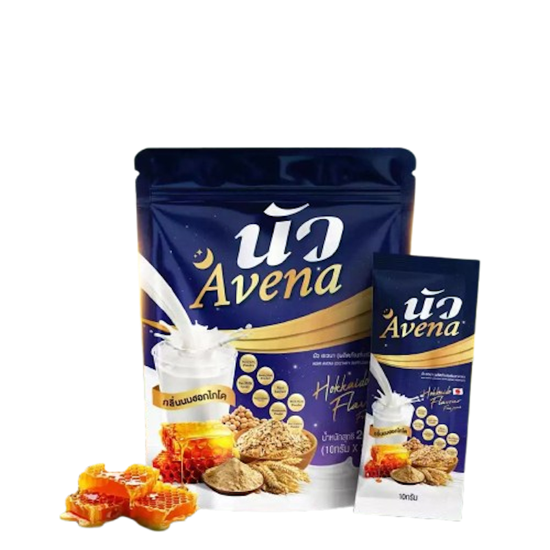 Avena นมผึ้งผสมข้าวโอ๊ต กลิ่นนมฮอกไกโด 1