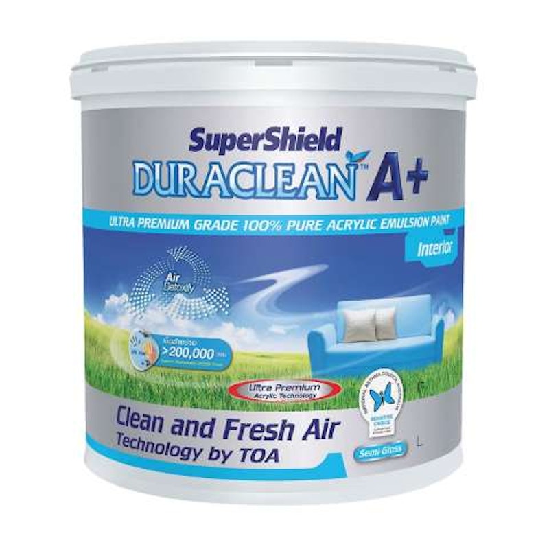 สีทาบ้าน SuperShield Duraclean A+ 1
