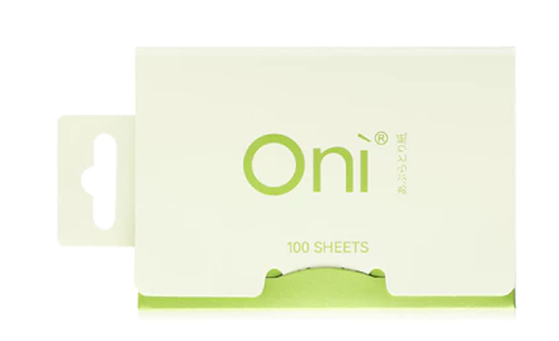 กระดาษซับมัน Sweats & Oil Blotting Paper Green Tea 1