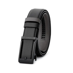 Diagonal Ratchet Belt With Automatic Buckle