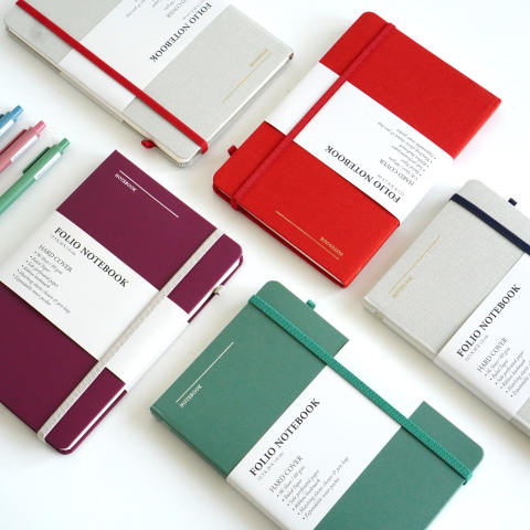 สมุดจดบันทึกแบบมีเส้น 96 แผ่น Notebook A5 2