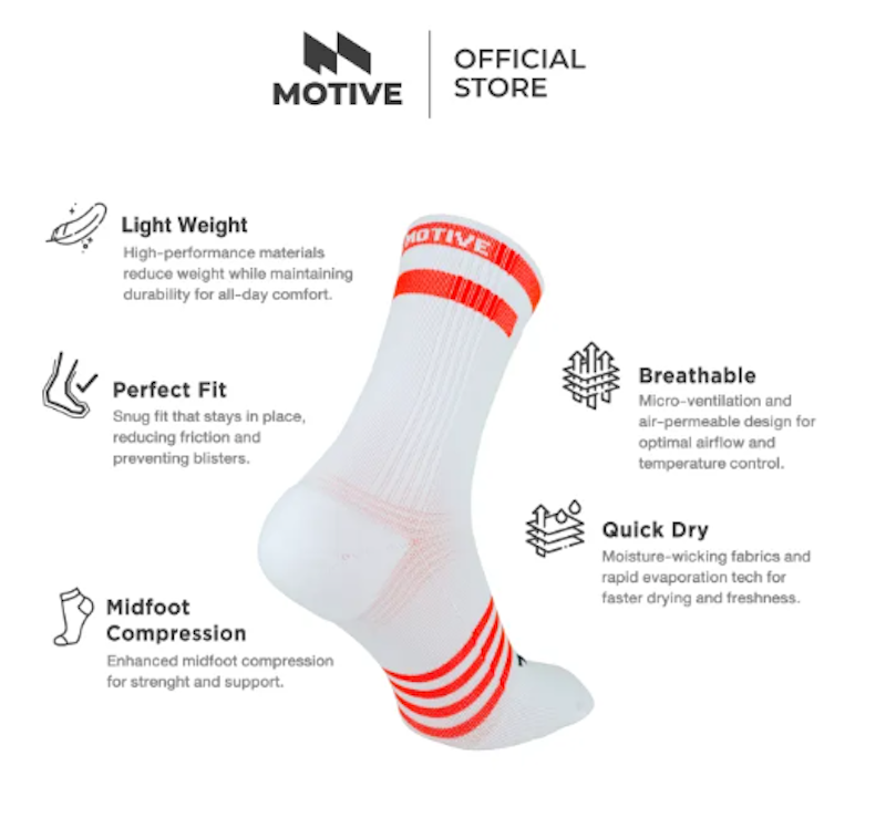 ถุงเท้าวิ่ง Ultra Speed X1 Socks 2