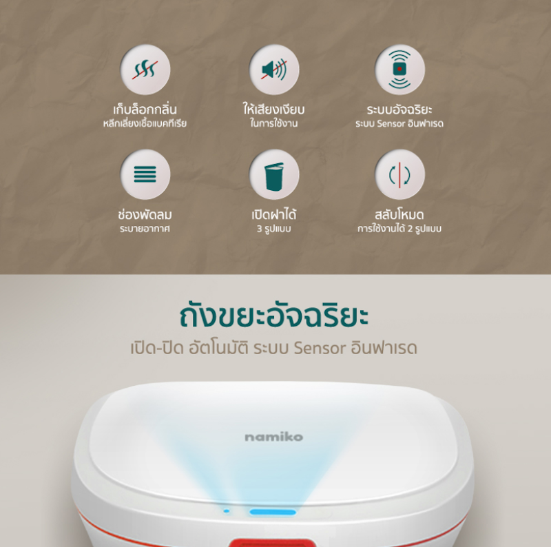 ถังขยะอัจฉริยะ รุ่น Smart One 2