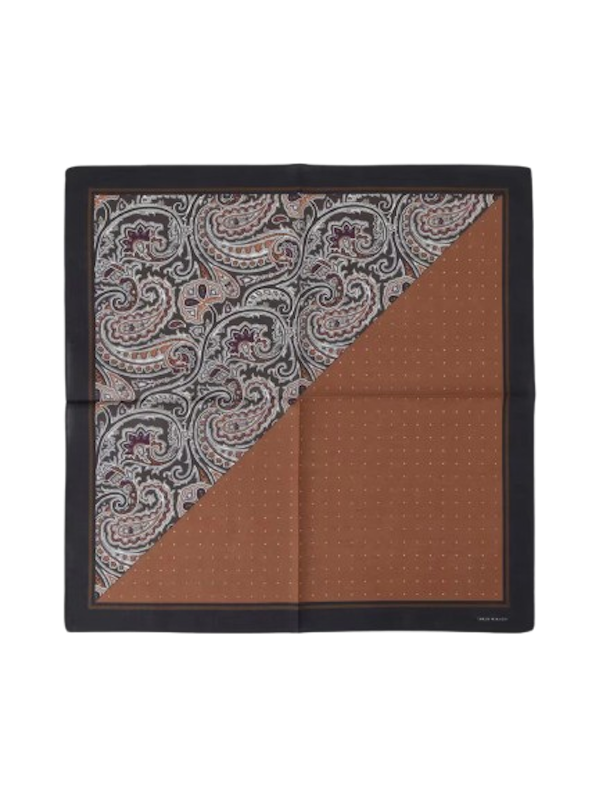 ผ้าเช็ดหน้า Mij Paisley Blocking Handkerchief 1