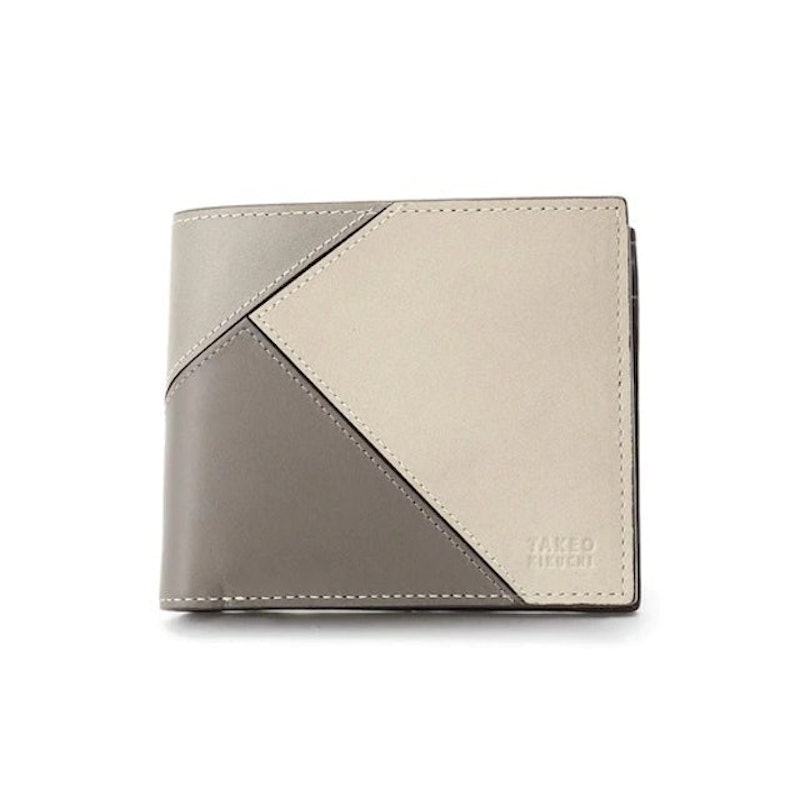 กระเป๋าสตางค์เสริมดวงผู้ชาย BEIGE BLOCKING ANTIQUE WALLET 1