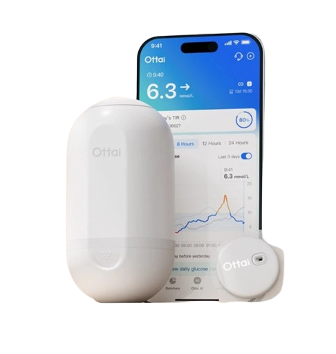 เครื่องวัดระดับน้ำตาลในเลือดแบบต่อเนื่อง CGM Kit