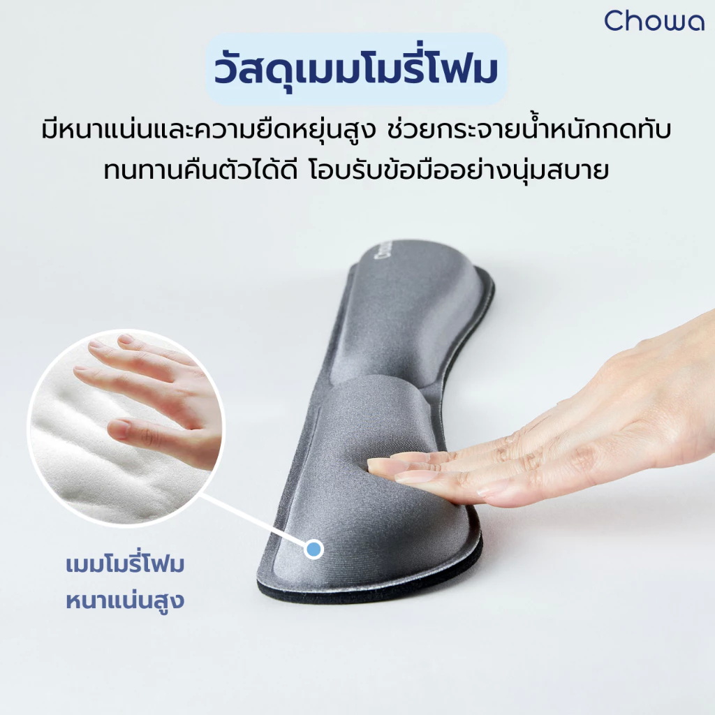 ที่รองข้อมือคีย์บอร์ด  2