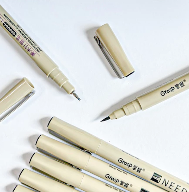 ชุดปากกาตัดเส้น fineliner 9 ขนาด 3