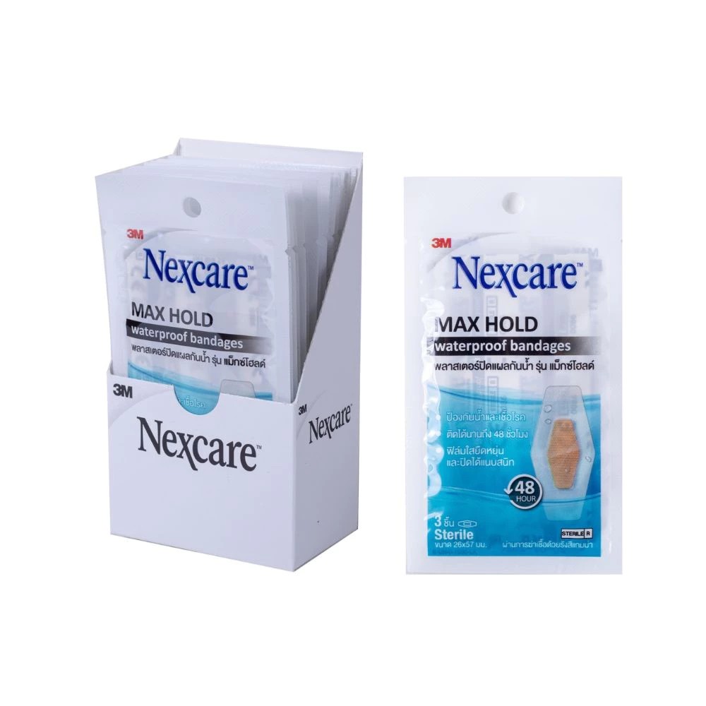 พลาสเตอร์กันน้ำ Max Hold Waterproof Bandages 1