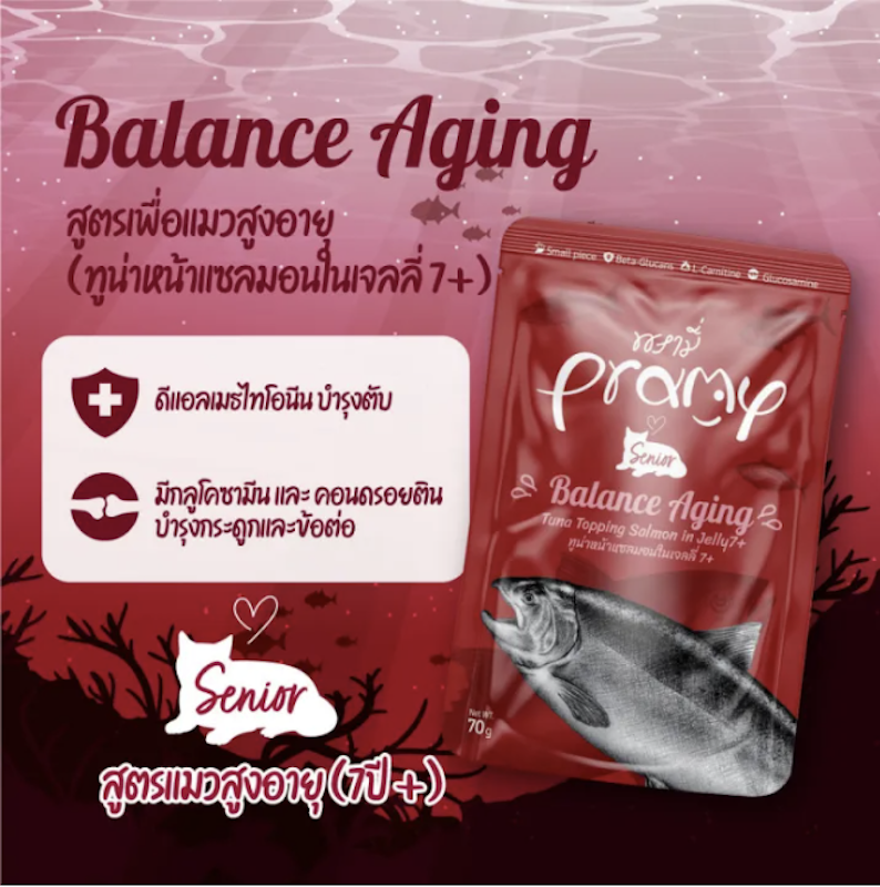 อาหารเปียกแมว Balance Aging 2