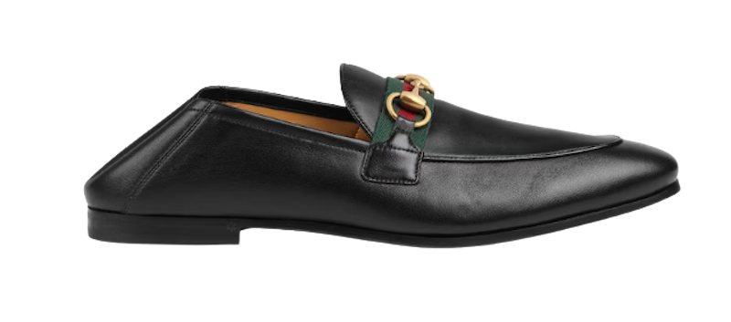 Men's Leather Horsebit Loafer With Web 1