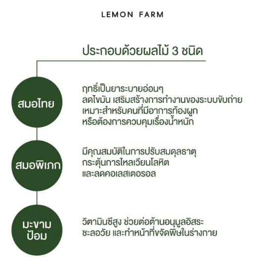 น้ำตรีผลา ออร์แกนิค  2
