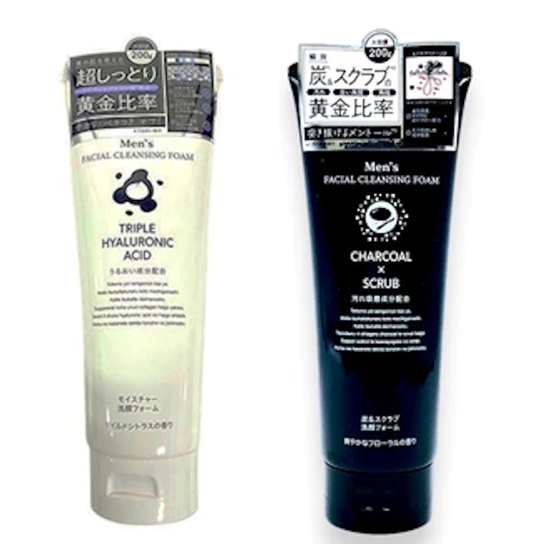 MEN'S FACIAL CLEANSING FOAM CHARCOAL SCRUB 1