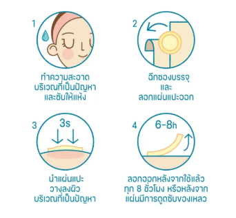 แผ่นแปะสิว 3D Invisible Acne Patch 3