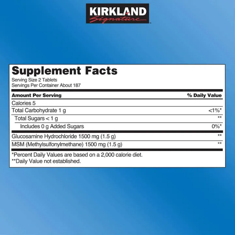 Glucosamine HCI 1500mg with MSM 3