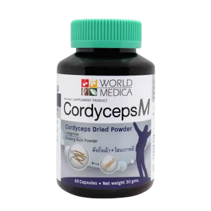 Cordyceps M ถั่งเช่าผสมโสมเกาหลี 1