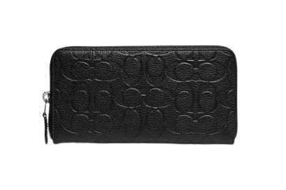 Accordion Wallet In Signature Leather สีดำ 1