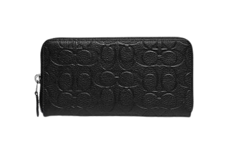 Accordion Wallet In Signature Leather สีดำ 1